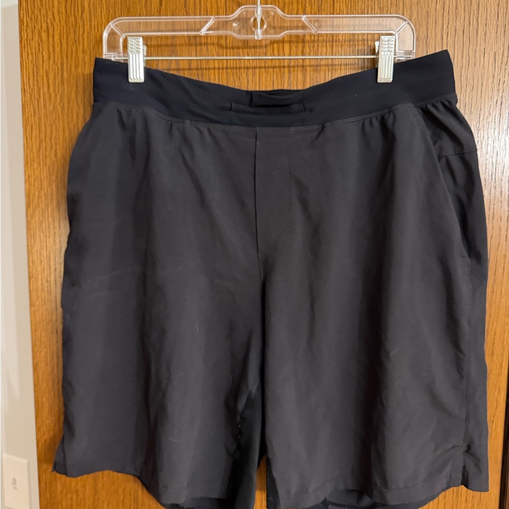 lululemon athletica Men's Black Athletic Shorts